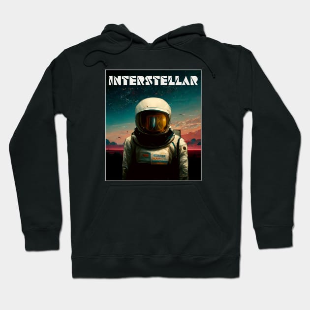 Interstellar, astronaut space travel, universe discovery Hoodie by Teessential